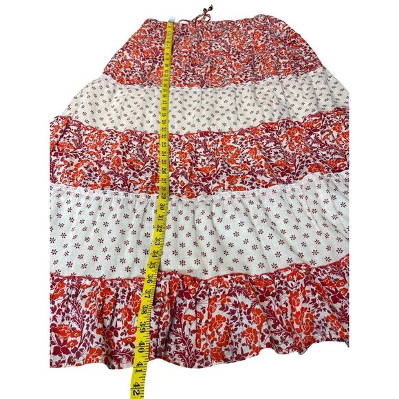 Rachel Zoe Women's Tiered Floral Maxi Skirt Size M - Picture 11 of 11